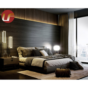 Ensembles de chambre à coucher modernes d'usine de Foshan, meubles peu coûteux de chambre à coucher d'hôtel