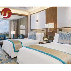 Meubles de chambre à coucher de chambre d'amis d'hôtel de conception simple d'intérieur de haute qualité