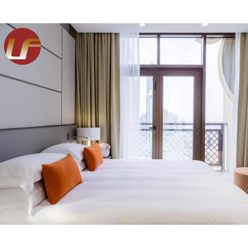 Canapé de meubles d'hôtel réglé de meubles de chambre d'hôtel de chambre à coucher moderne de Guangdong 5 étoiles pour l'hôtel