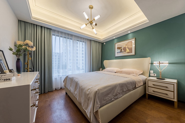 Mobilier de chambre à coucher moderne 5 étoiles sur mesure, mobilier d'hôtel de luxe