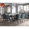 Offre spéciale nouvelles tables de salle à manger de meubles de salle à manger de luxe, ensembles de salle à manger 6 chaises de salle à manger, ensemble de Table à manger en marbre moderne