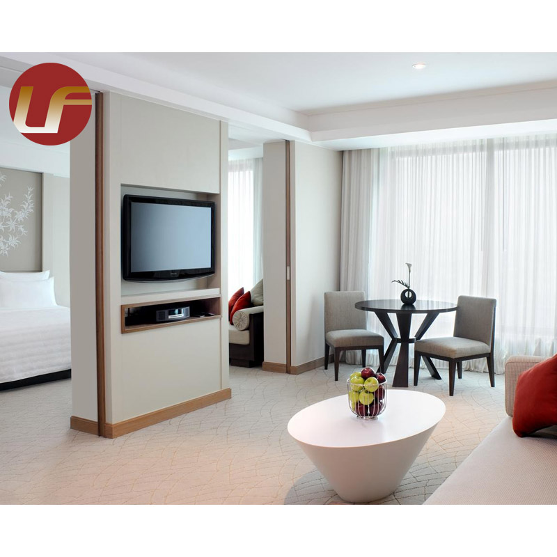 Hot Sale moderne de gros de luxe Star Set meubles de chambre à coucher d'hôtel de style en bois personnalisé