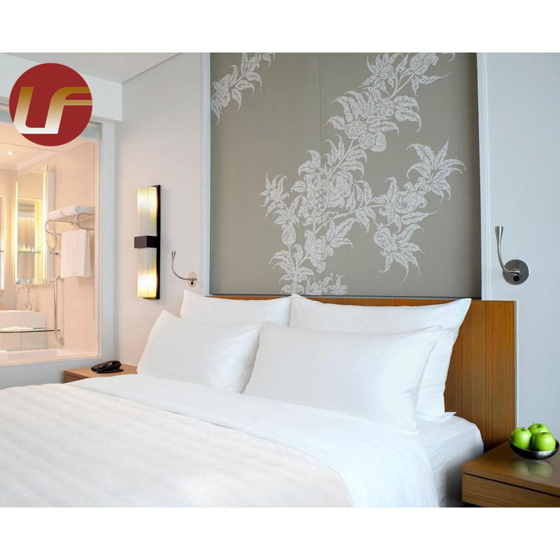 Vente chaude et style de luxe de haute qualité fait sur commande de style moderne 5 étoiles hôtel meubles ensemble de meubles de chambre à coucher