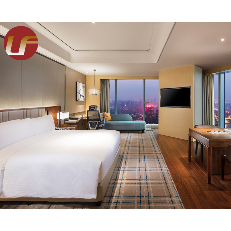 Moderne personnaliser l'ensemble de meubles de chambre à coucher d'hôtel de luxe 5 étoiles de meubles d'hôtel