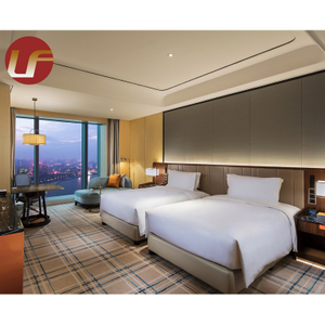 Moderne personnaliser l'ensemble de meubles de chambre à coucher d'hôtel de luxe 5 étoiles de meubles d'hôtel