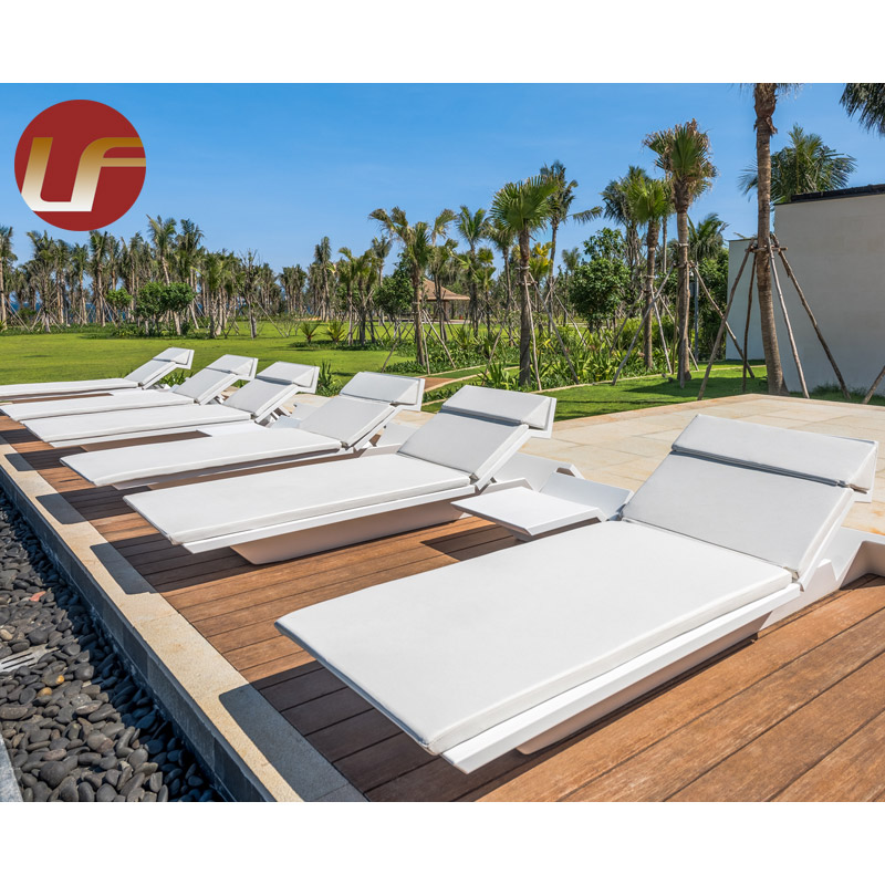 Chaises longues de chaise longue de meubles de piscine extérieure pour des chaises et des tables extérieures de plage