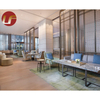 Mobilier d'hôtel 5 étoiles de lobby de sofa de tissu de conception simple moderne