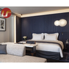 Ensemble de chambre à coucher rembourré de meubles de chambre à coucher d'hôtel de luxe royal de vente chaude du fabricant de Foshan