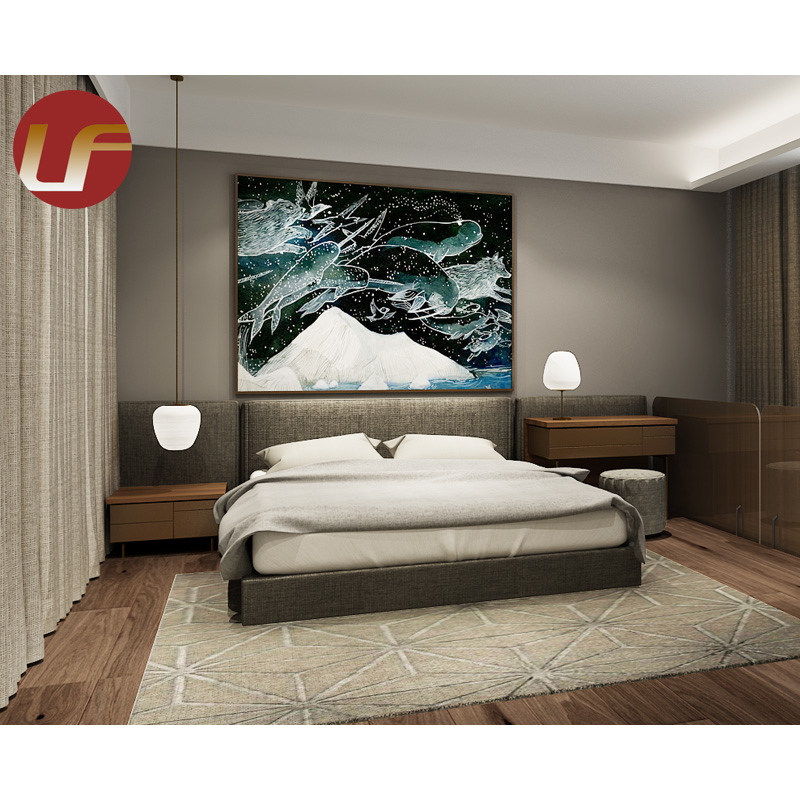 OEM Custom 2022 Design moderne Four Star Chambre à coucher Meubles de chambre à lit double
