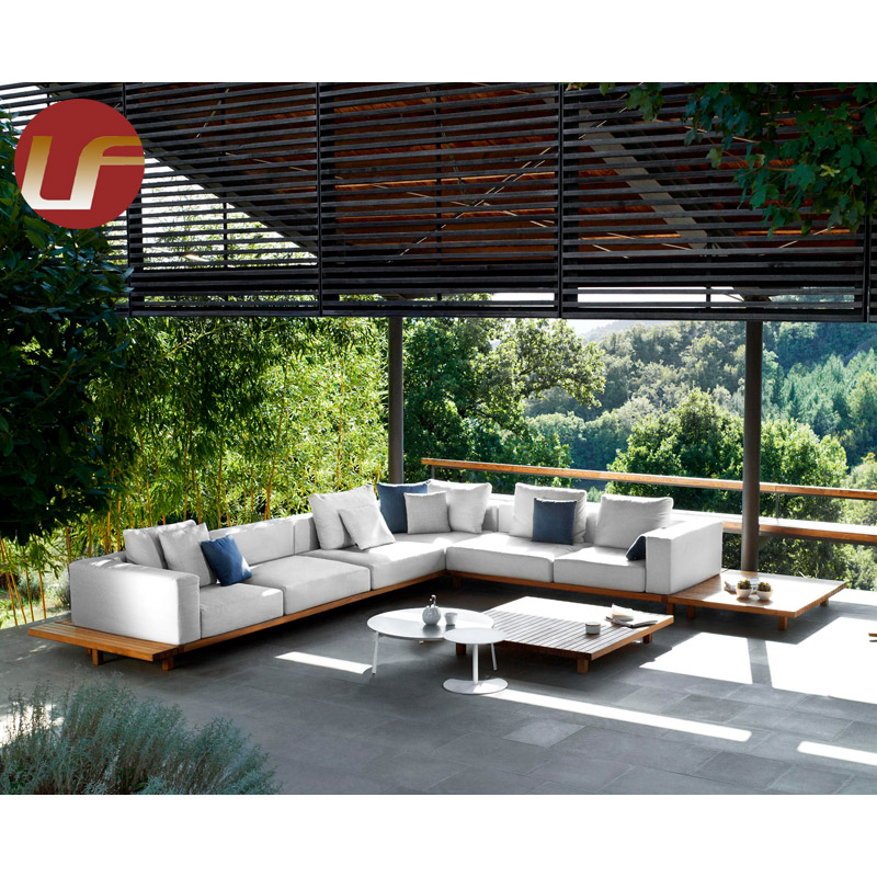 Chaise longue de jardin moderne, meubles de patio, ensemble de canapé extérieur 7 places